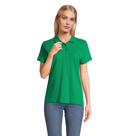 PULSE DAMEN POLO - Kelly Green bedrucken, Art.-Nr. S04501-KG-XXL