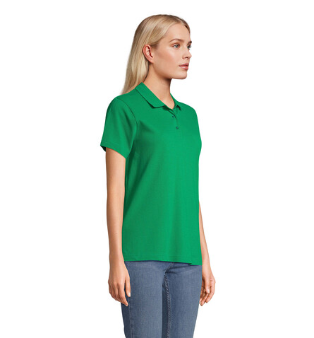 PULSE DAMEN POLO - Kelly Green bedrucken, Art.-Nr. S04501-KG-XXL
