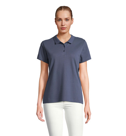 PULSE DAMEN POLO - Denim bedrucken, Art.-Nr. S04501-DM-M