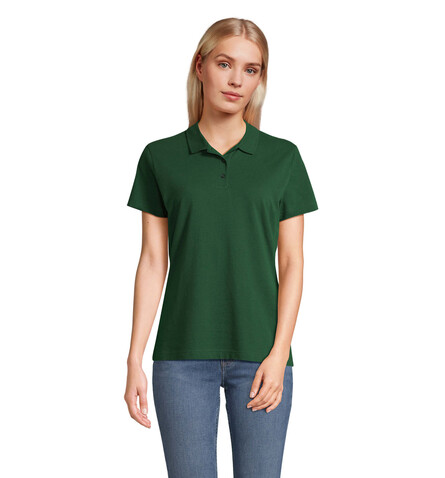 PULSE DAMEN POLO - Bottle Green bedrucken, Art.-Nr. S04501-BO-XS PULSE DAMEN POLO - Bottle Green bedrucken, Art.-Nr. S04501-BO-XS