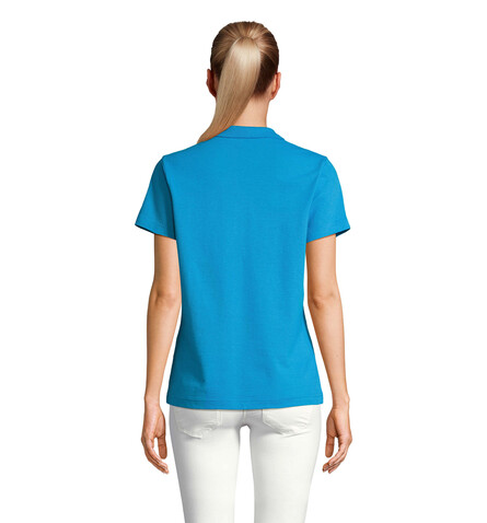 PULSE DAMEN POLO - Aqua bedrucken, Art.-Nr. S04501-AQ-L