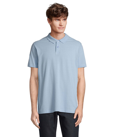PULSE UNISEX POLO - Sky Blue Pique bedrucken, Art.-Nr. S04502-SP-XXL PULSE UNISEX POLO - Sky Blue Pique bedrucken, Art.-Nr. S04502-SP-XXL