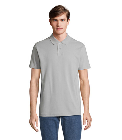 PULSE UNISEX POLO - Pure Grey bedrucken, Art.-Nr. S04502-PG-L PULSE UNISEX POLO - Pure Grey bedrucken, Art.-Nr. S04502-PG-L