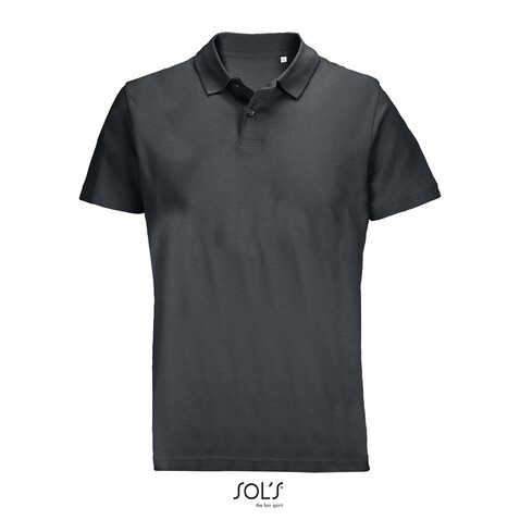 PULSE UNISEX POLO - Mausgrau bedrucken, Art.-Nr. S04502-MU-XXL PULSE UNISEX POLO - Mausgrau bedrucken, Art.-Nr. S04502-MU-XXL