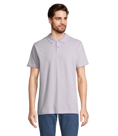 PULSE UNISEX POLO - Lilac bedrucken, Art.-Nr. S04502-LL-M