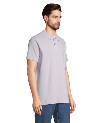 PULSE UNISEX POLO - Lilac bedrucken, Art.-Nr. S04502-LL-M