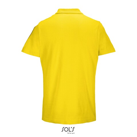 PULSE UNISEX POLO - Gold bedrucken, Art.-Nr. S04502-GO-S