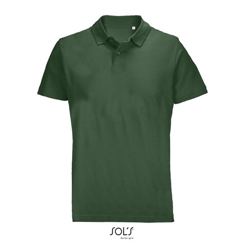 PULSE UNISEX POLO - Bottle Green bedrucken, Art.-Nr. S04502-BO-L PULSE UNISEX POLO - Bottle Green bedrucken, Art.-Nr. S04502-BO-L