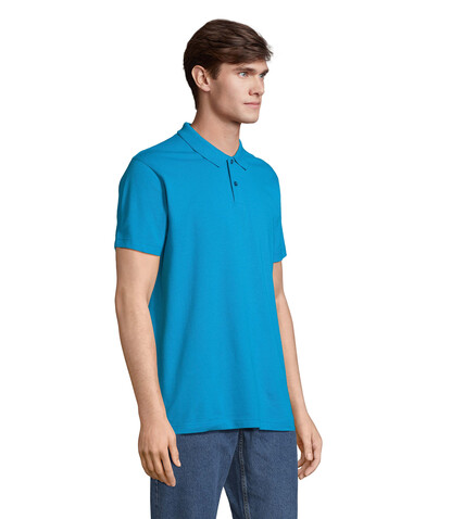 PULSE UNISEX POLO - Aqua bedrucken, Art.-Nr. S04502-AQ-XXL PULSE UNISEX POLO - Aqua bedrucken, Art.-Nr. S04502-AQ-XXL