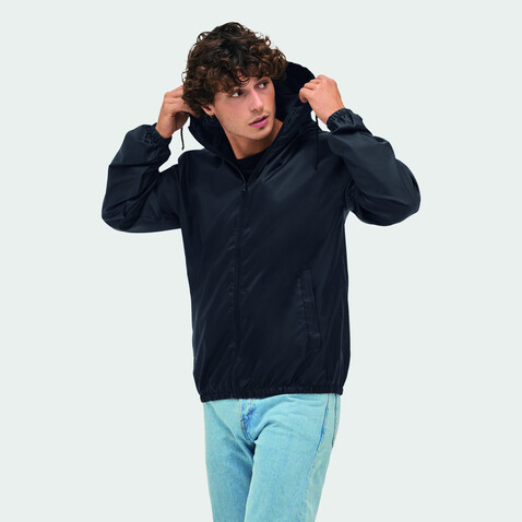 SHIELD WINDBREAKER - Schwarz bedrucken, Art.-Nr. S04758-BK-L SHIELD WINDBREAKER - Schwarz bedrucken, Art.-Nr. S04758-BK-L