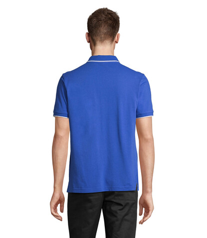 PALERMO POLO-SHIRT - Königsblau/Weiß bedrucken, Art.-Nr. S04769-RW-3XL PALERMO POLO-SHIRT - Königsblau/Weiß bedrucken, Art.-Nr. S04769-RW-3XL