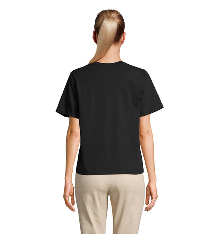 LEGEND DAMEN-T-SHIRT - Deep Black bedrucken, Art.-Nr. S04776-DB-S LEGEND DAMEN-T-SHIRT - Deep Black bedrucken, Art.-Nr. S04776-DB-S