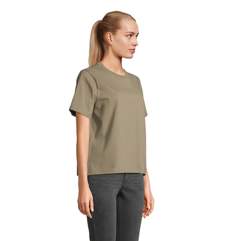 LEGEND DAMEN-T-SHIRT - Khaki bedrucken, Art.-Nr. S04776-KH-L LEGEND DAMEN-T-SHIRT - Khaki bedrucken, Art.-Nr. S04776-KH-L