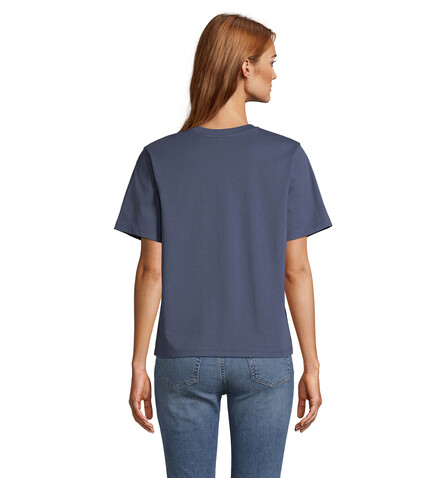 LEGEND DAMEN-T-SHIRT - Denim bedrucken, Art.-Nr. S04776-DM-XXL
