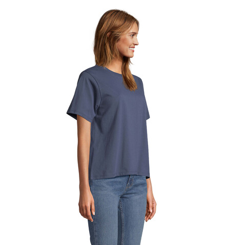 LEGEND DAMEN-T-SHIRT - Denim bedrucken, Art.-Nr. S04776-DM-XXL
