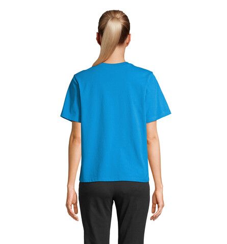 LEGEND DAMEN-T-SHIRT - Aqua bedrucken, Art.-Nr. S04776-AQ-XL