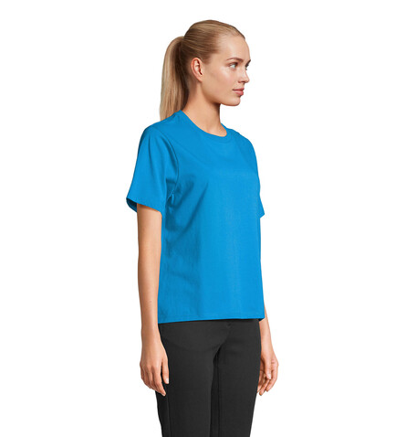 LEGEND DAMEN-T-SHIRT - Aqua bedrucken, Art.-Nr. S04776-AQ-XL
