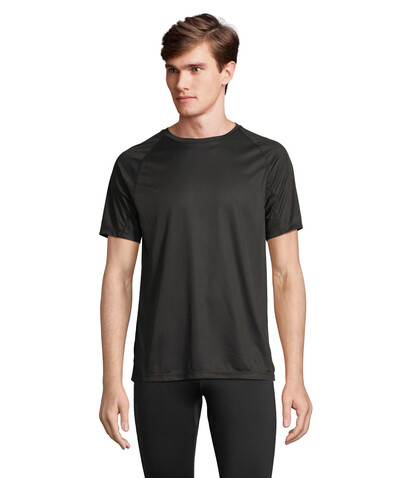 VORTEX RAGLAN T-SHIRT - Schwarz bedrucken, Art.-Nr. S04787-BK-S VORTEX RAGLAN T-SHIRT - Schwarz bedrucken, Art.-Nr. S04787-BK-S