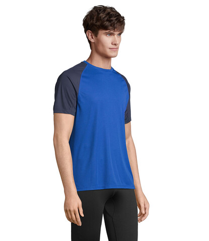 VORTEX RAGLAN T-SHIRT - French Navy/Royal Blue bedrucken, Art.-Nr. S04787-ET-L VORTEX RAGLAN T-SHIRT - French Navy/Royal Blue bedrucken, Art.-Nr. S04787-ET-L