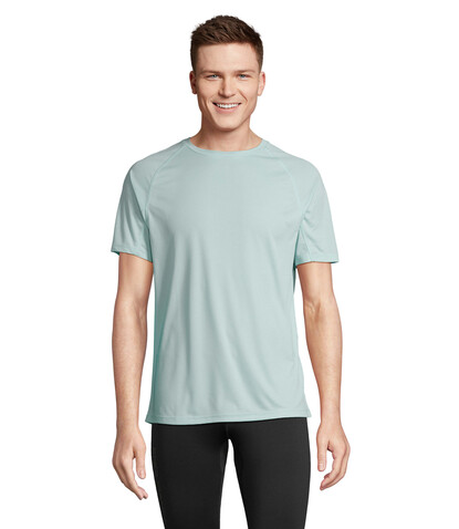 VORTEX RAGLAN T-SHIRT - Arctic Blue bedrucken, Art.-Nr. S04787-AA-M