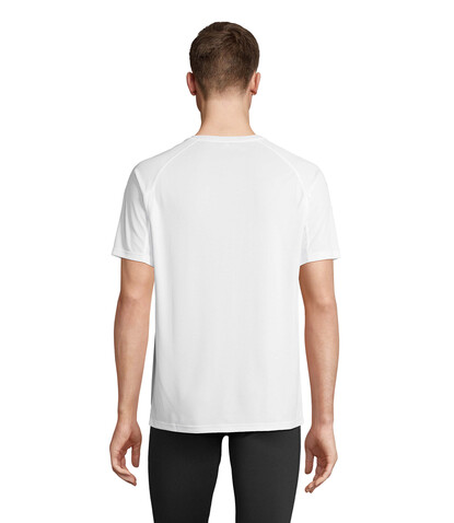 VORTEX RAGLAN T-SHIRT - White bedrucken, Art.-Nr. S04787-WH-XXL