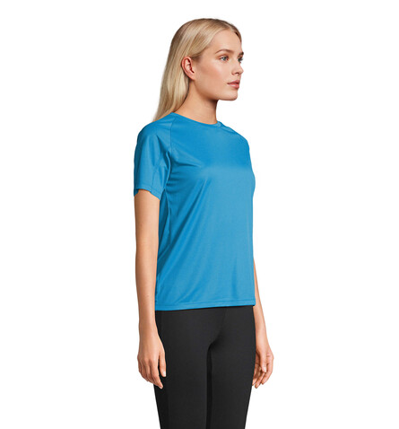 VORTEX WOMEN RAGLAN T-SHIRT - Aqua bedrucken, Art.-Nr. S04788-AQ-XL