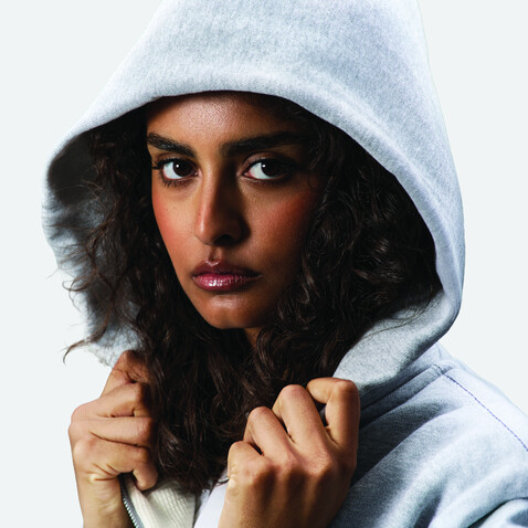 ELIOTT FULLZIP HOODIE - Grau-Melange 2 bedrucken, Art.-Nr. S04884-GY-M