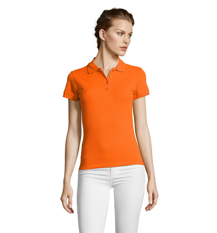 PEOPLE DAMEN POLO 210g - Orange bedrucken, Art.-Nr. S11310-OR-XXL