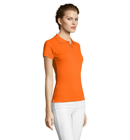 PEOPLE DAMEN POLO 210g - Orange bedrucken, Art.-Nr. S11310-OR-XXL