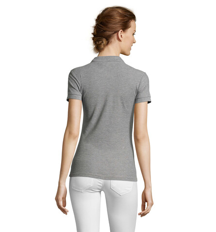 PEOPLE DAMEN POLO 210g - Grau-Melange 2 bedrucken, Art.-Nr. S11310-GY-S PEOPLE DAMEN POLO 210g - Grau-Melange 2 bedrucken, Art.-Nr. S11310-GY-S