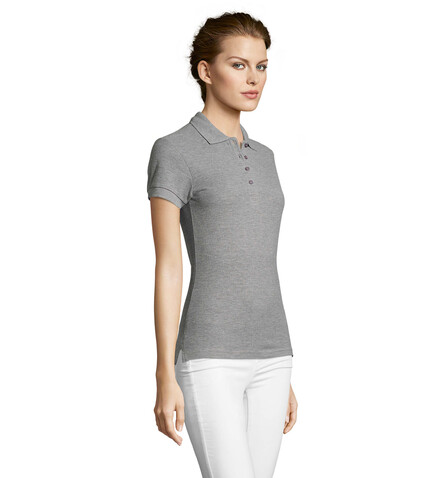 PEOPLE DAMEN POLO 210g - Grau-Melange 2 bedrucken, Art.-Nr. S11310-GY-S PEOPLE DAMEN POLO 210g - Grau-Melange 2 bedrucken, Art.-Nr. S11310-GY-S