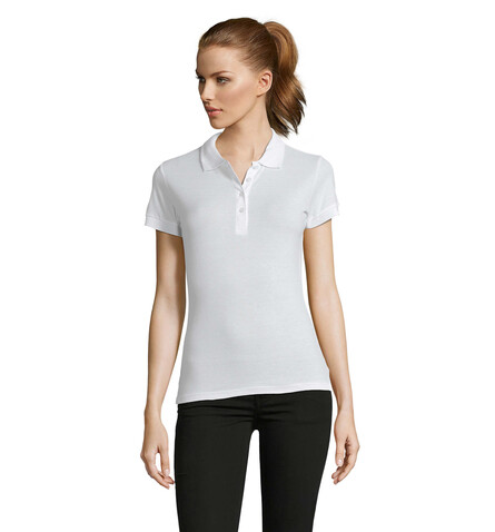 PASSION DAMEN POLO 170g - White bedrucken, Art.-Nr. S11338-WH-XL PASSION DAMEN POLO 170g - White bedrucken, Art.-Nr. S11338-WH-XL