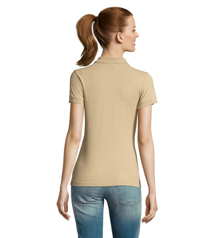 PASSION DAMEN POLO 170g - Sand bedrucken, Art.-Nr. S11338-SA-L