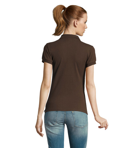 PASSION DAMEN POLO 170g - Chocolate bedrucken, Art.-Nr. S11338-CH-XXL