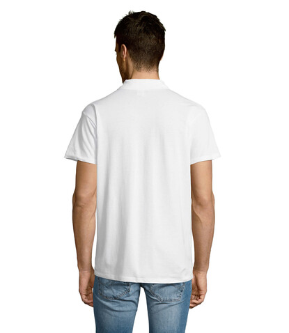 SUMMER II MEN Polo 170g - White bedrucken, Art.-Nr. S11342-WH-3XL
