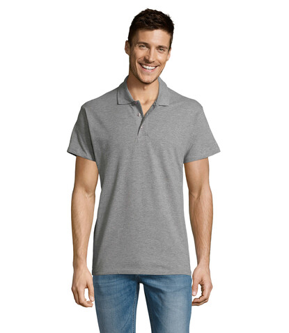 SUMMER II MEN Polo 170g - Grau-Melange 2 bedrucken, Art.-Nr. S11342-GY-S SUMMER II MEN Polo 170g - Grau-Melange 2 bedrucken, Art.-Nr. S11342-GY-S