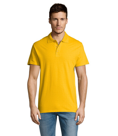SUMMER II MEN Polo 170g - Gold bedrucken, Art.-Nr. S11342-GO-M