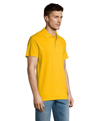 SUMMER II MEN Polo 170g - Gold bedrucken, Art.-Nr. S11342-GO-M