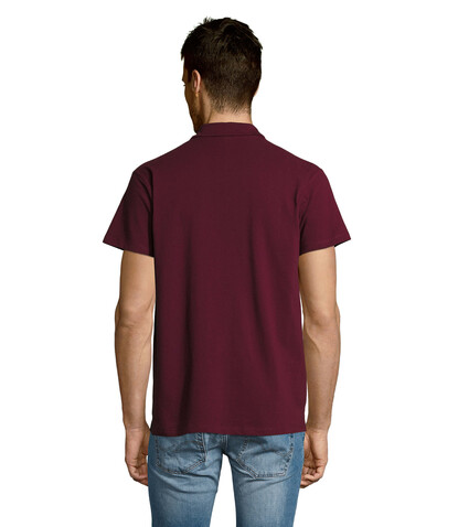 SUMMER II MEN Polo 170g - Burgundy bedrucken, Art.-Nr. S11342-BG-XS