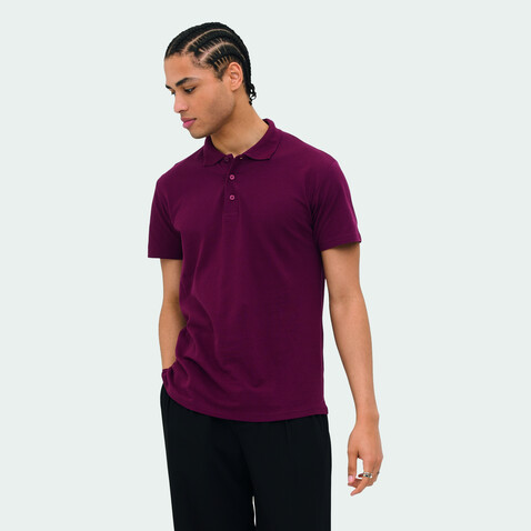 SUMMER II MEN Polo 170g - Burgundy bedrucken, Art.-Nr. S11342-BG-XS