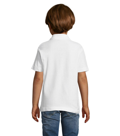 SUMMER II KIDS Polo 170g - White bedrucken, Art.-Nr. S11344-WH-L SUMMER II KIDS Polo 170g - White bedrucken, Art.-Nr. S11344-WH-L