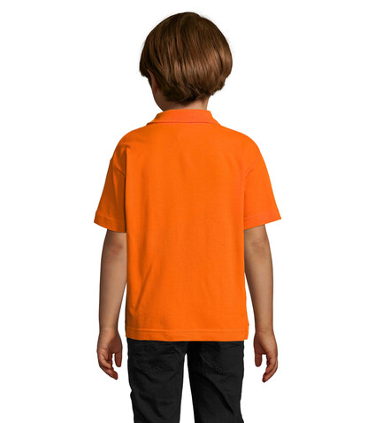 SUMMER II KIDS Polo 170g - Orange bedrucken, Art.-Nr. S11344-OR-L SUMMER II KIDS Polo 170g - Orange bedrucken, Art.-Nr. S11344-OR-L