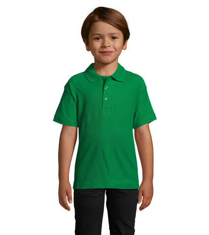 SUMMER II KIDS Polo 170g - Kelly Green bedrucken, Art.-Nr. S11344-KG-4XL SUMMER II KIDS Polo 170g - Kelly Green bedrucken, Art.-Nr. S11344-KG-4XL