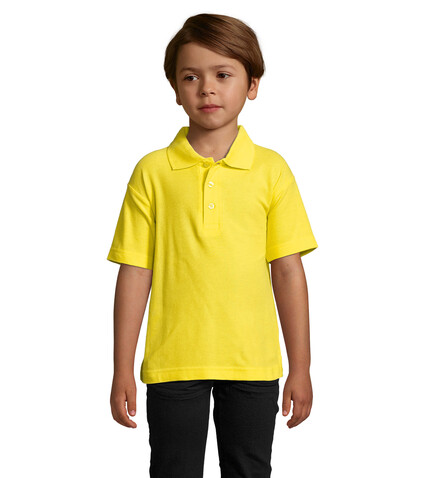 SUMMER II KIDS Polo 170g - Gold bedrucken, Art.-Nr. S11344-GO-L SUMMER II KIDS Polo 170g - Gold bedrucken, Art.-Nr. S11344-GO-L