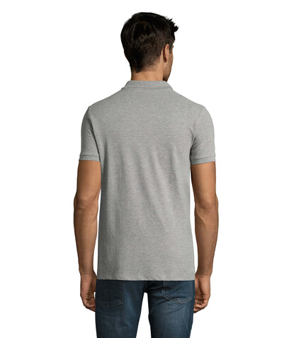 PERFECT MEN Polo 180g - Grau-Melange 2 bedrucken, Art.-Nr. S11346-GY-4XL PERFECT MEN Polo 180g - Grau-Melange 2 bedrucken, Art.-Nr. S11346-GY-4XL