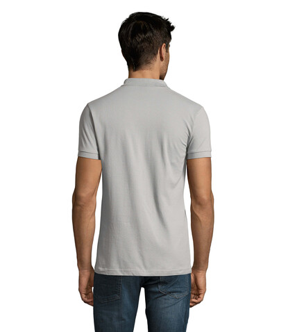 PERFECT MEN Polo 180g - Pure Grey bedrucken, Art.-Nr. S11346-PG-M PERFECT MEN Polo 180g - Pure Grey bedrucken, Art.-Nr. S11346-PG-M