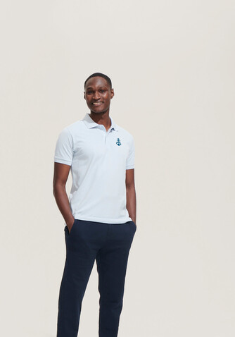 PERFECT MEN Polo 180g - Pure Grey bedrucken, Art.-Nr. S11346-PG-M PERFECT MEN Polo 180g - Pure Grey bedrucken, Art.-Nr. S11346-PG-M