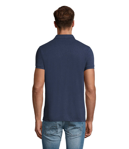 PERFECT MEN Polo 180g - Heather Denim bedrucken, Art.-Nr. S11346-HD-S PERFECT MEN Polo 180g - Heather Denim bedrucken, Art.-Nr. S11346-HD-S