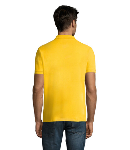 PERFECT MEN Polo 180g - Gold bedrucken, Art.-Nr. S11346-GO-M