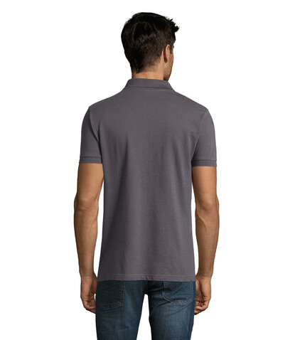 PERFECT MEN Polo 180g - Dunkelgrau bedrucken, Art.-Nr. S11346-DG-XL PERFECT MEN Polo 180g - Dunkelgrau bedrucken, Art.-Nr. S11346-DG-XL